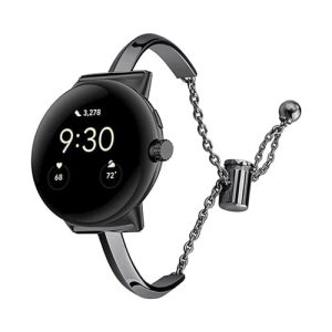 Google pixel watch 2 metal band Black