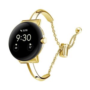 Google pixel watch 2 metal band Gold