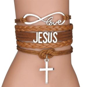 The Jesus Love leather bracelet